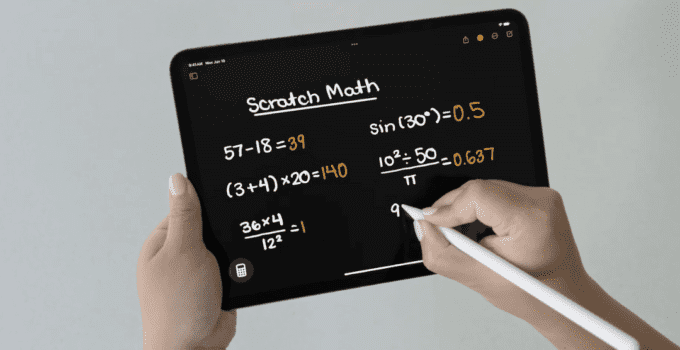 Application performante pour les maths sur iPad : enfin une